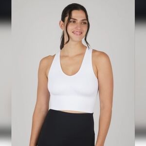 Set Of 2 90 Degrees Ribbed Seamless V-Neck Tank Tops Large EUC